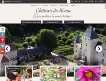 Tablet Screenshot of chateaudurivau.com